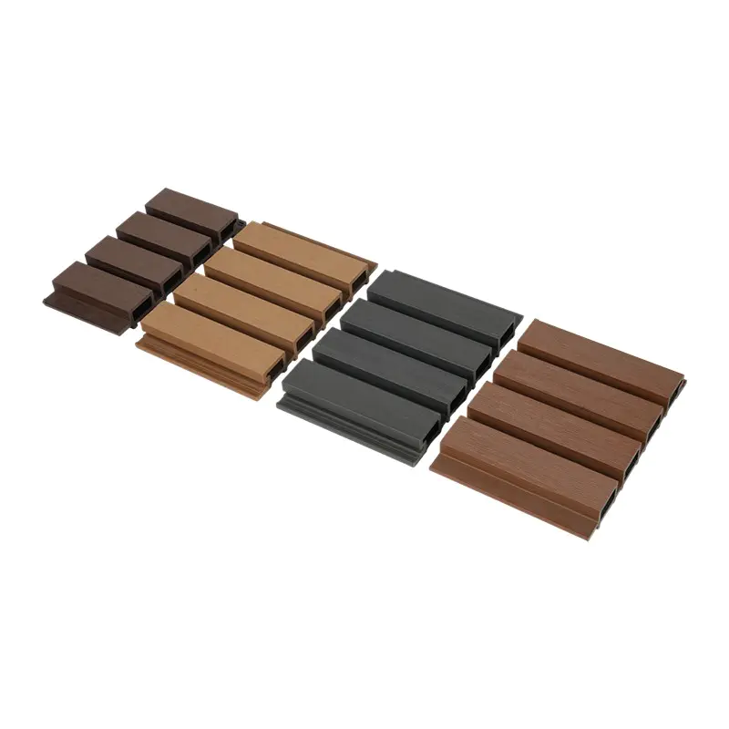 219 × 26 mm-es kültéri UV elleni koextrudált WPC fali panel